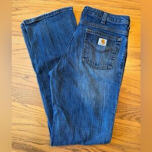 Carhartt Traditional Fit Women's Dark Blue Jeans